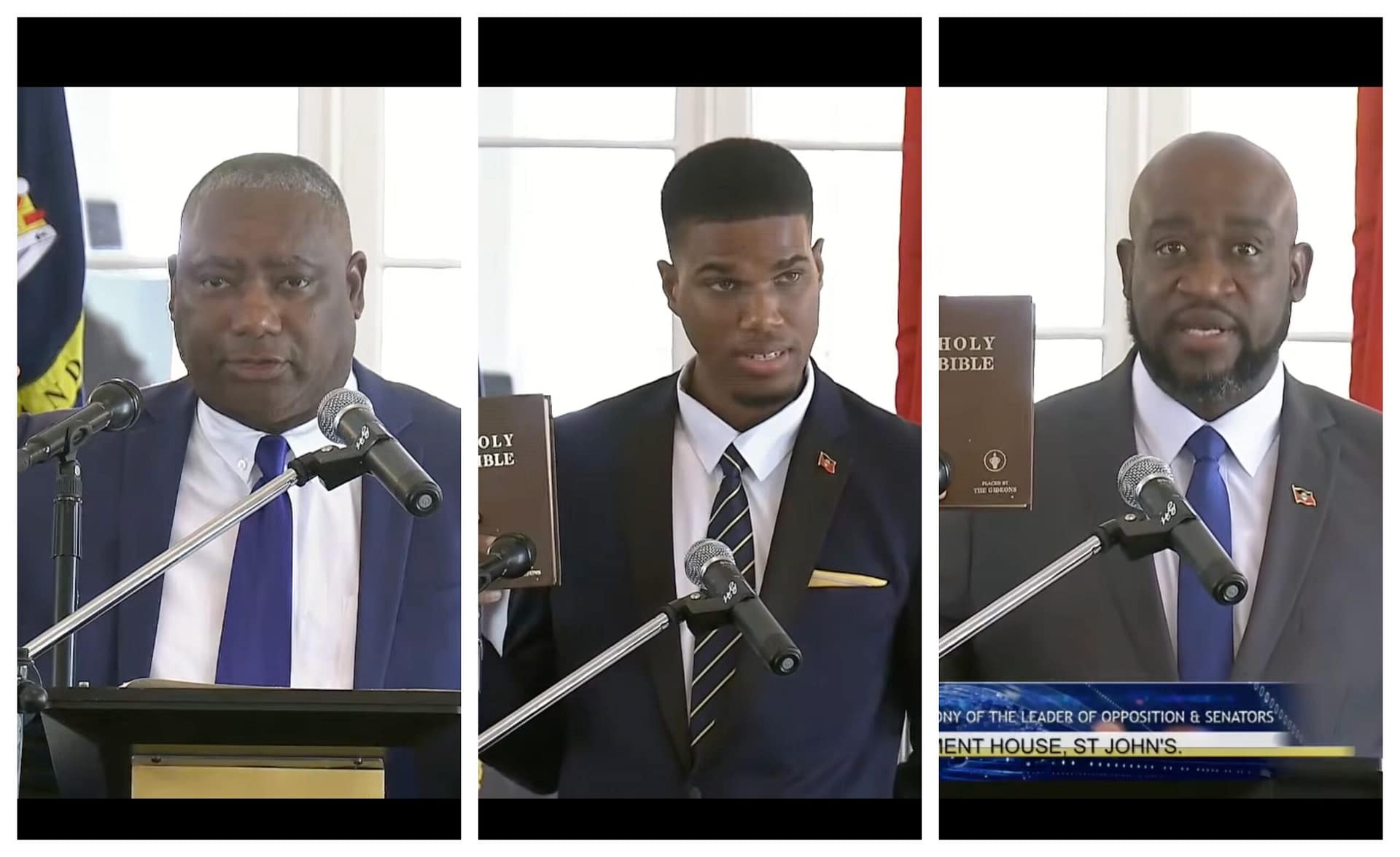Hughes, Wehner, and Azille Sworn In as Opposition Senators