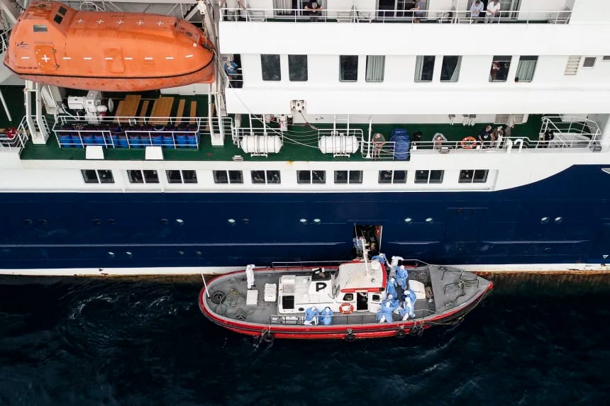 Three people evacuated from hantavirus-hit cruise ship as local opposition mounts over vessel’s destination