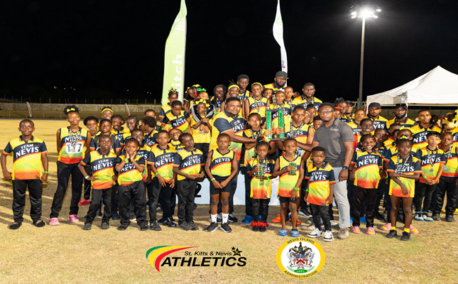 Young Track Stars Shine as Team Nevis Claims Victory at Inter-Island Primary Athletics Championships