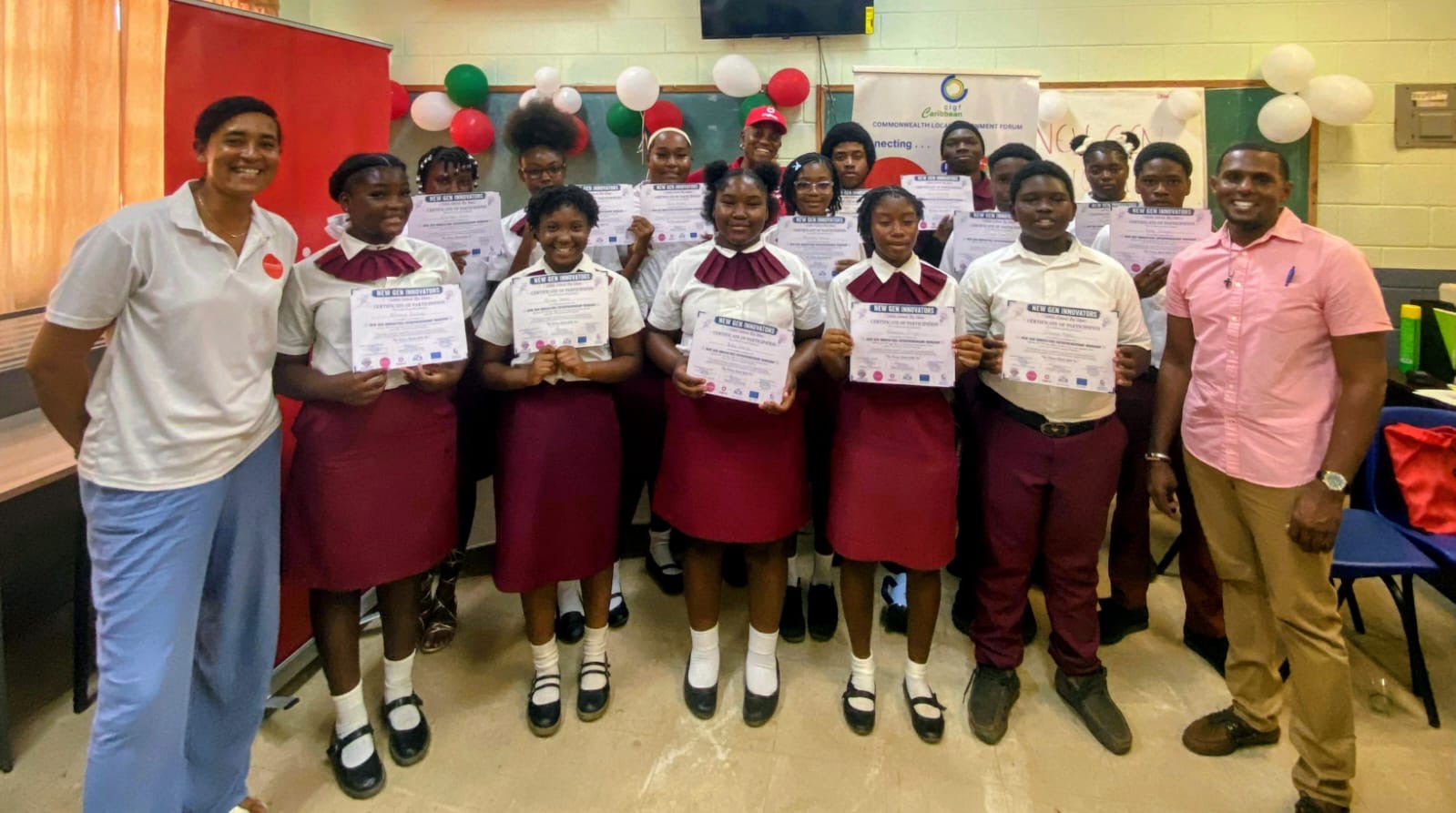 Corporate Sponsors Boost Entrepreneurship Training for Barbuda Students