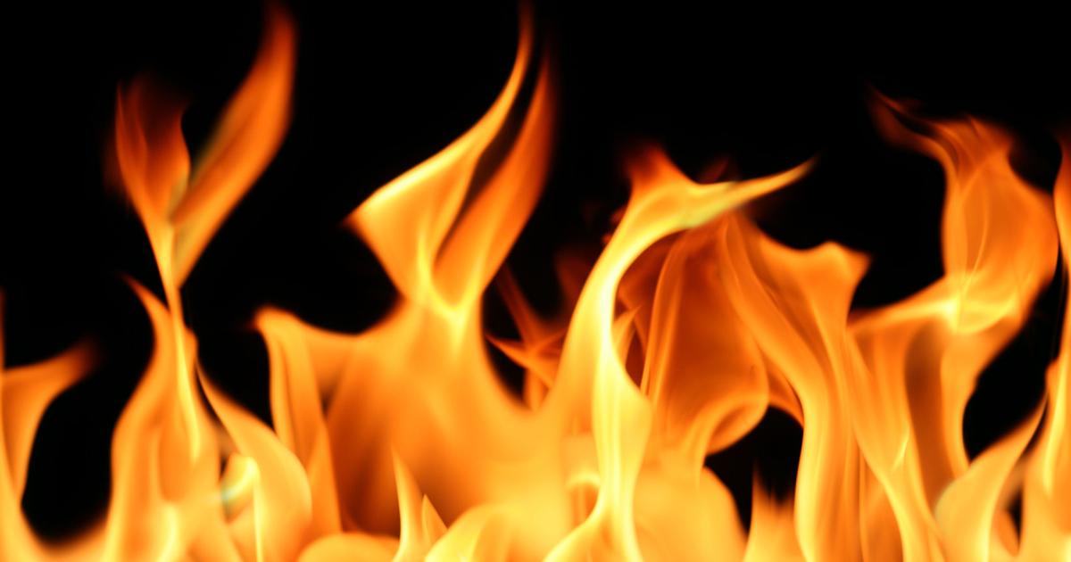 Family returns from airport to find home in flames