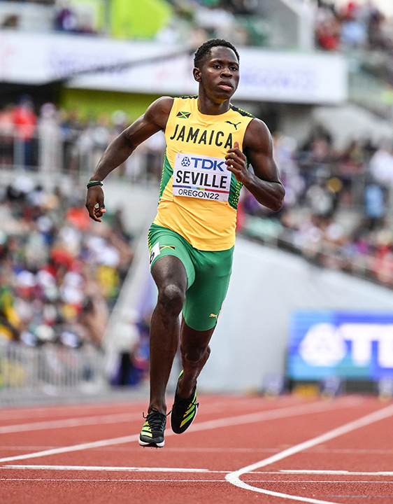 Oblique Seville looks set to defend men’s 100m