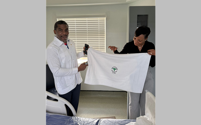 Prime Minister and Minister of Health Dr. the Honourable Terrence Drew Visits JNF General Hospital Private Ward Ahead of Imminent Reopening