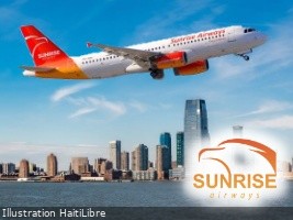 Inauguration of the new air link connecting Newark (New Jersey) to Cap