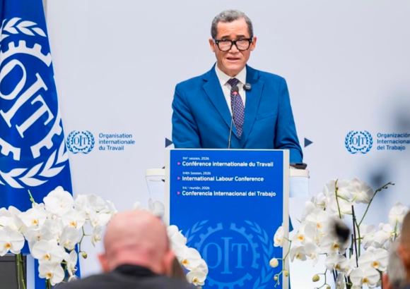 Eddy Olivares defends proposed labor reform at ILO Conference