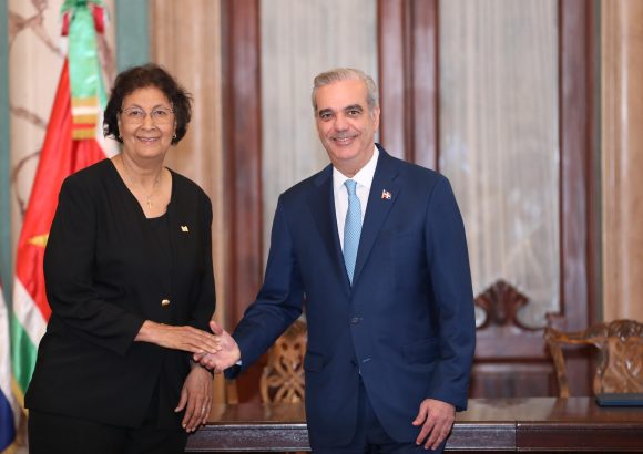 Abinader and Suriname President call for greater international action on Haiti