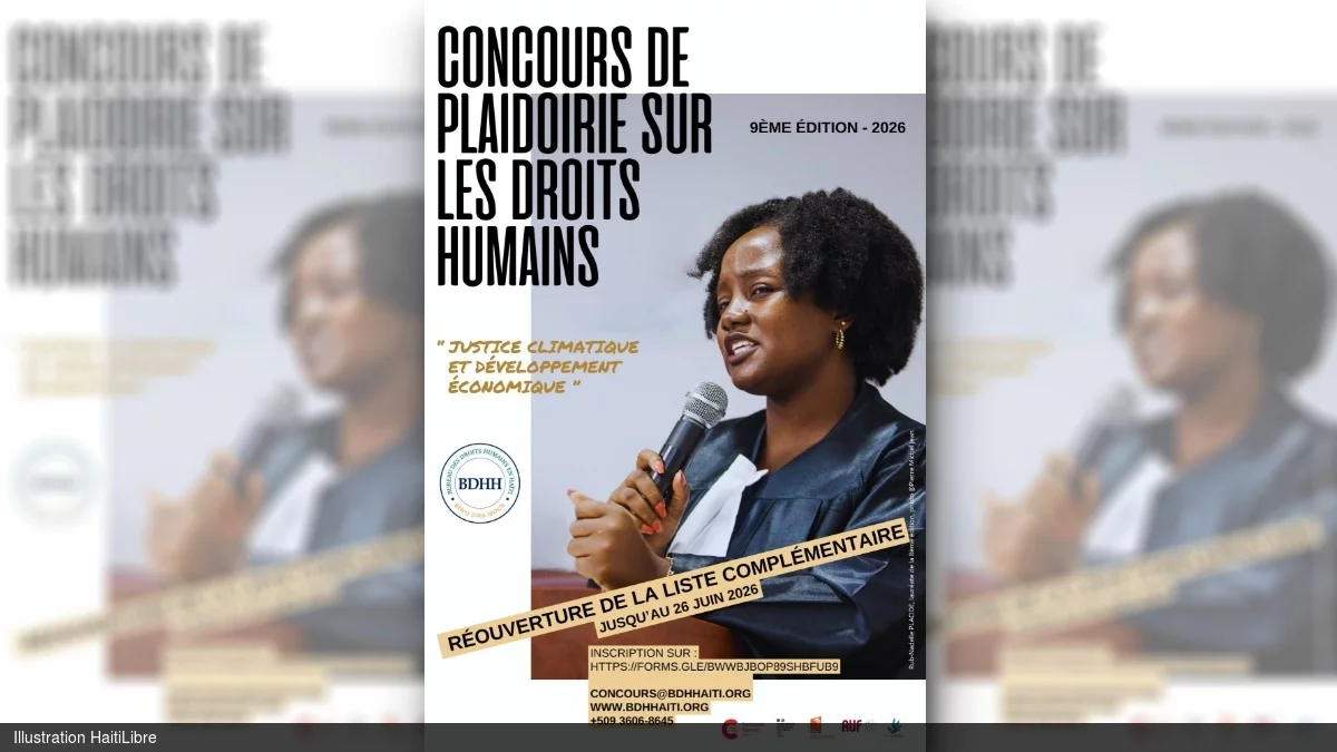 Haïti – Concours de plaidoirie : Réouverture de la liste d’inscriptions complémentaires