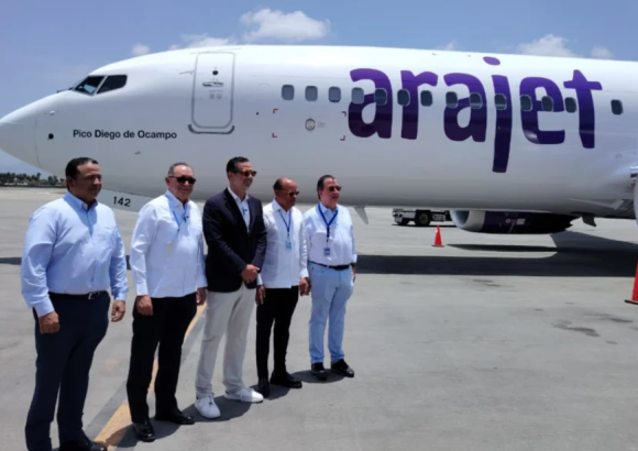 Arajet receives 16th aircraft, named ‘Pico Diego de Ocampo’