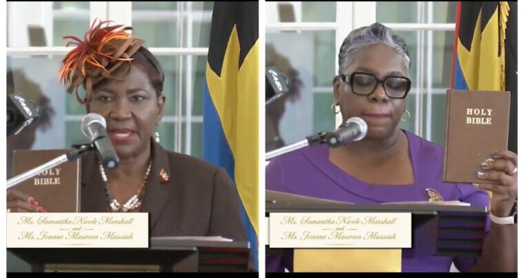Massiah and Marshall Sworn In as Ambassadors-at-Large