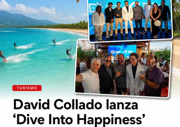David Collado launches “Dive Into Happiness” campaign to strengthen the promotion of Cabarete