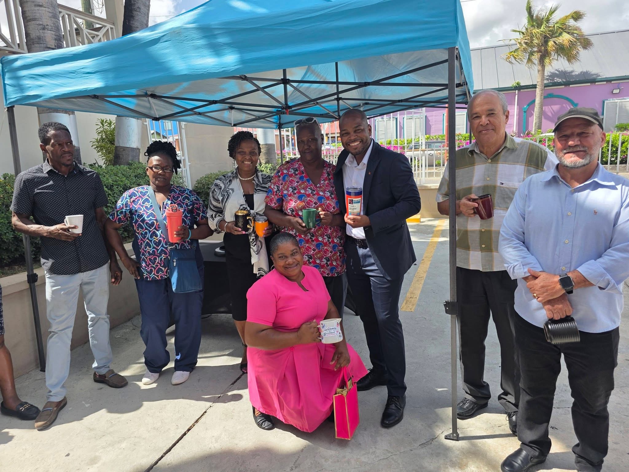 Minister Michael Joseph Hosts Bush Tea and Breakfast Meet-and-Greet with Ministry Staff