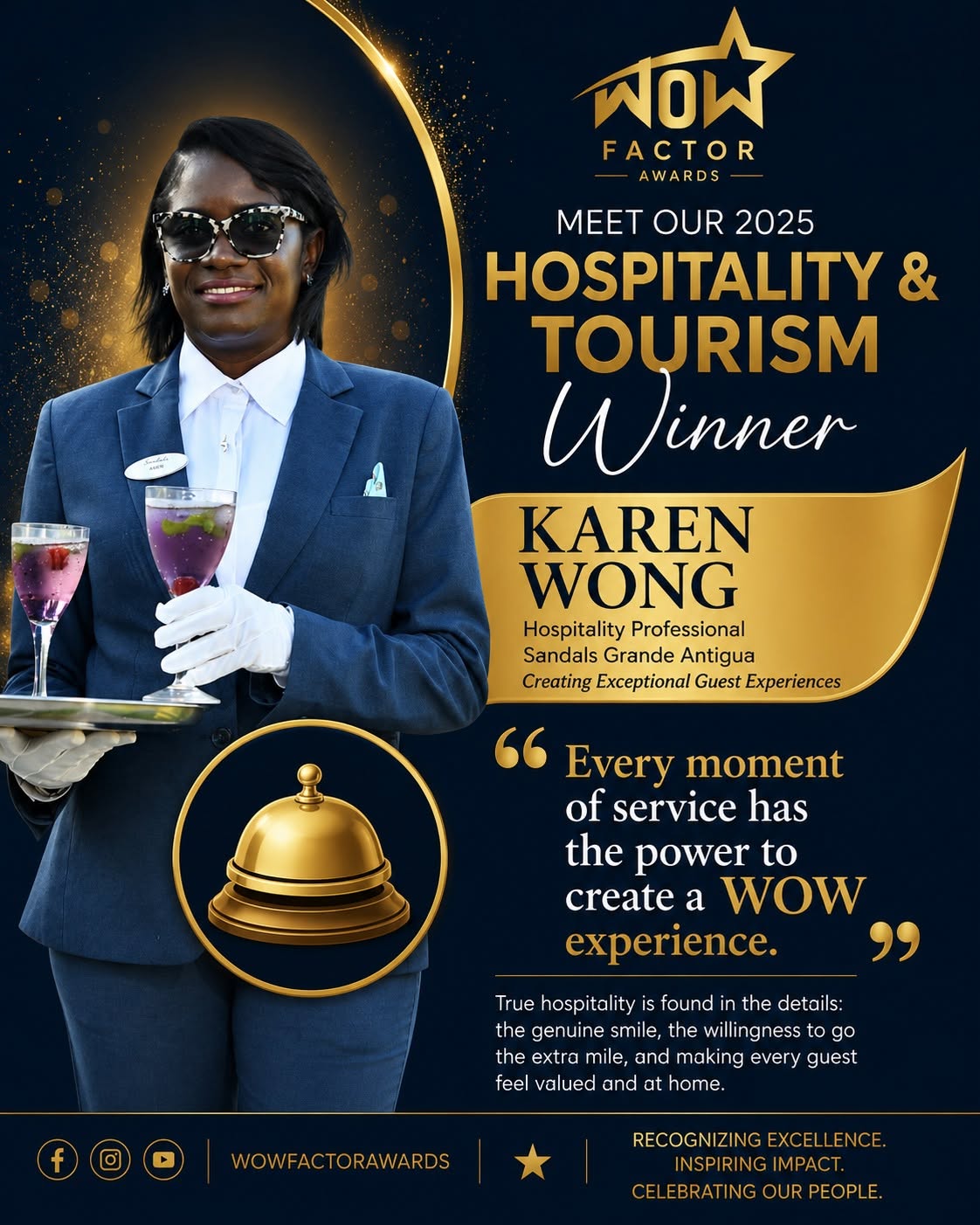 Karen Wong Honoured with 2025 WOW Factor Award for Hospitality and Tourism