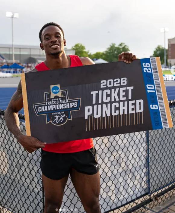 Nazzio John equals national 200m record