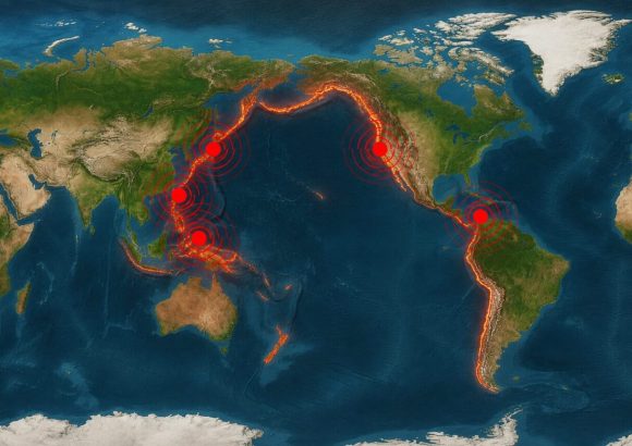 Multiple earthquakes strike the Pacific Ring of Fire in 24 hours