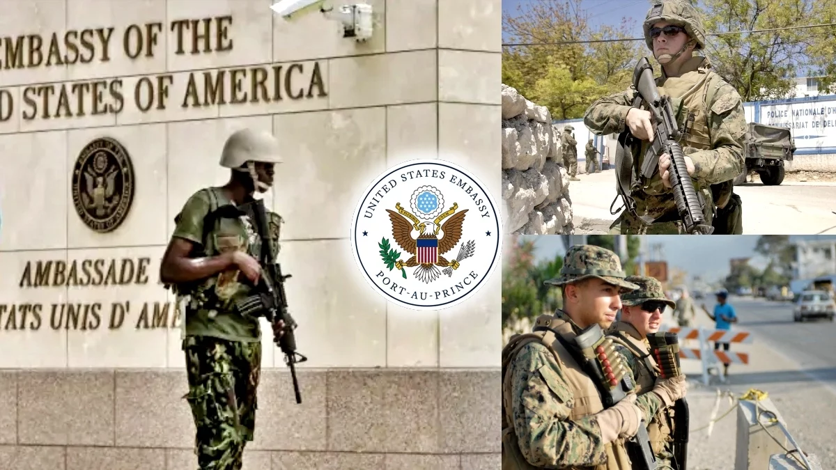 Security : During their Mission, the Marines of the American Embassy were engaged in combat several times
