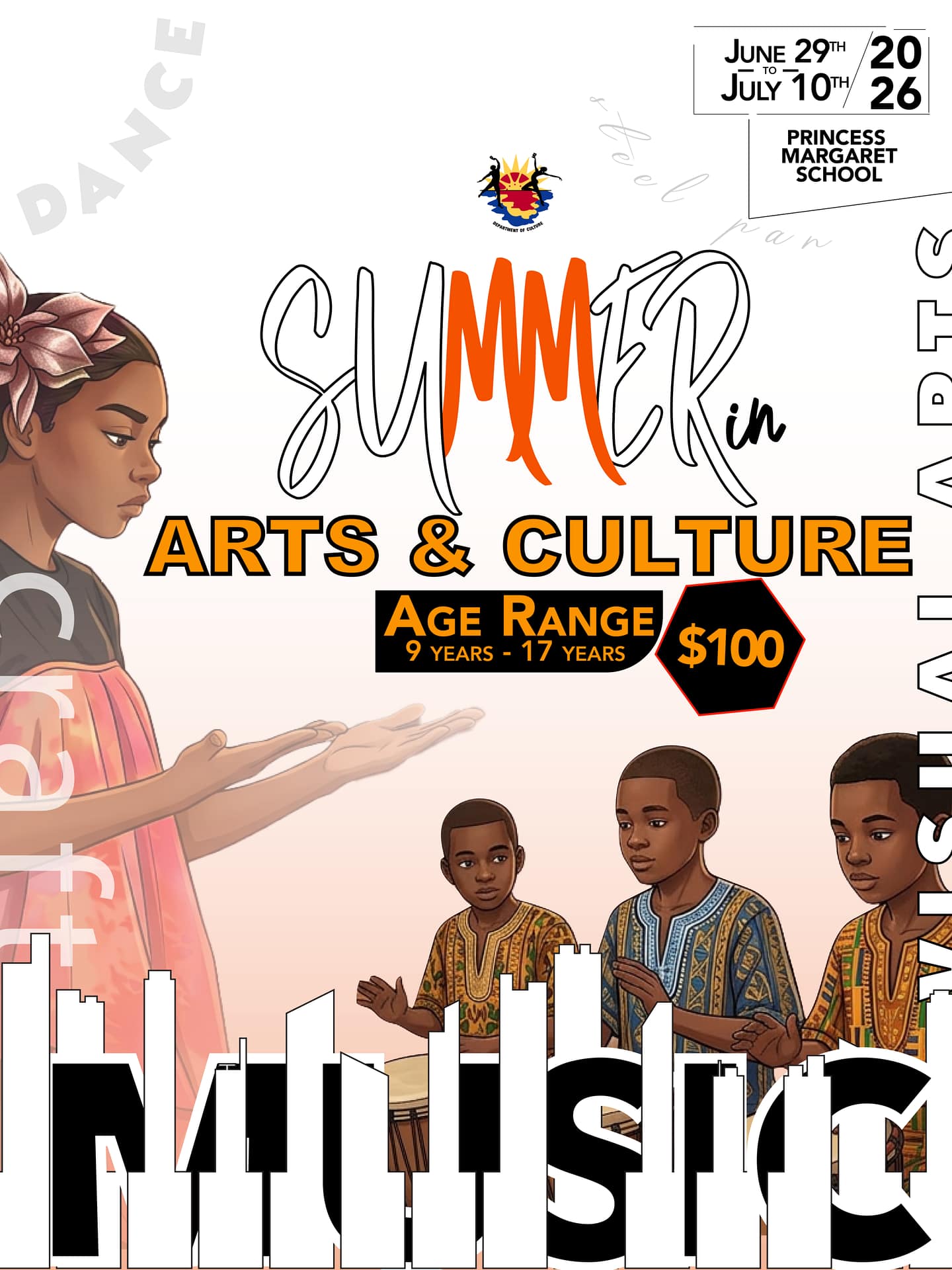 Department of Culture Announces Summer in Arts and Culture Camp 2026