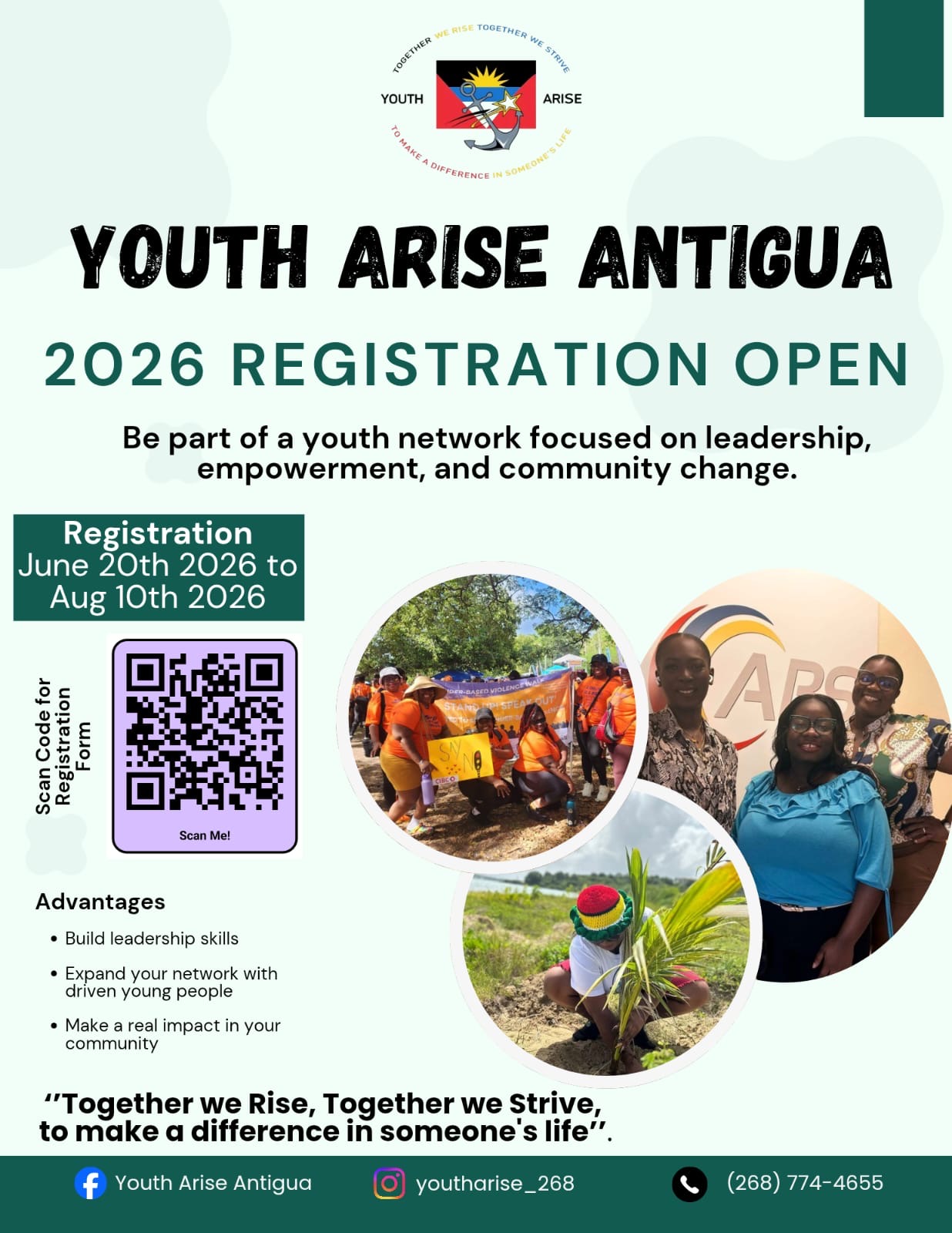Youth Arise Antigua Opens Membership Registration for 2026