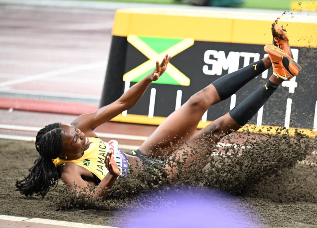 Ackelia Smith takes women’s jump double
