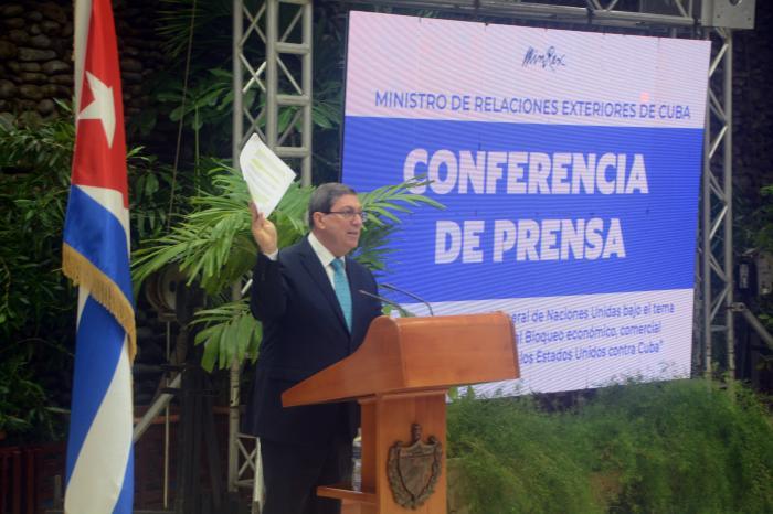 “Cuba is not a threat. The blockade is”