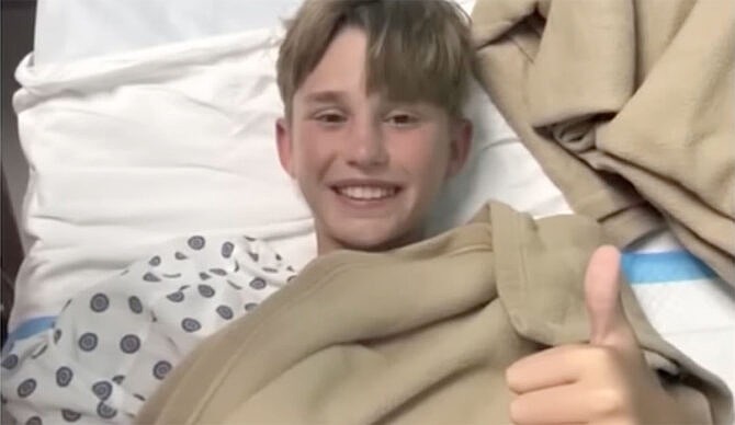 Texas boy survives shark bite off Exuma, calls his older brother a hero