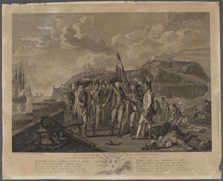 Surrender of British forces on Grenada: 4 July 1779
