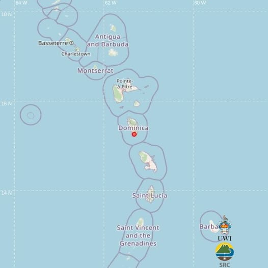 Magnitude 3.2 Earthquake Reported Near Dominica
