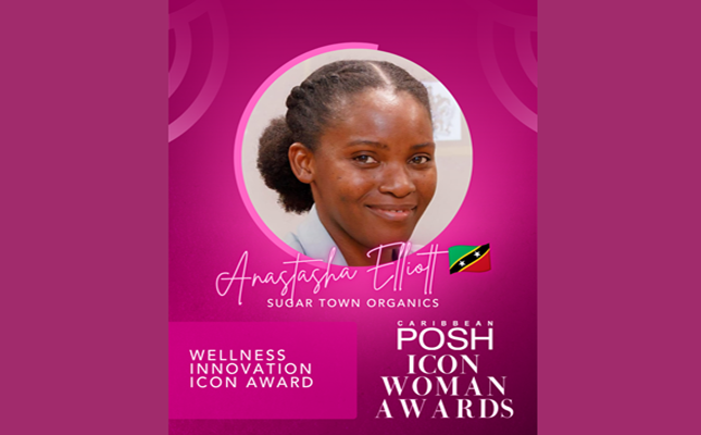 St. Kitts’ Anastasia Elliott Earns Regional Recognition at 2026 Caribbean POSH ICON Woman Awards