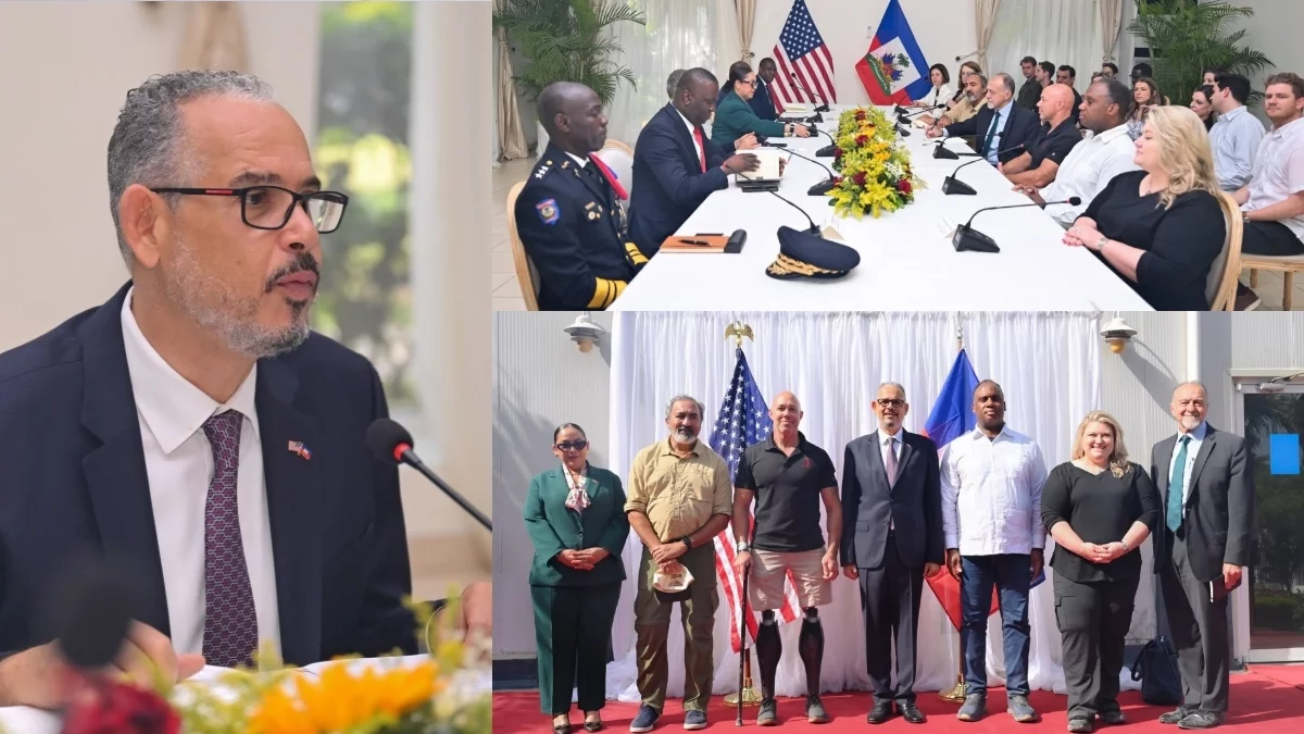 Haiti : A high-level American parliamentary delegation at the National Palace