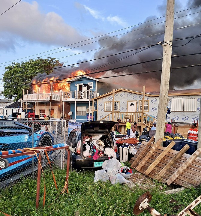 Bimini blaze leaves twenty homeless