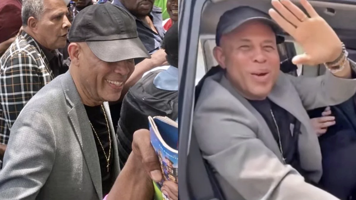 Former President Michel Martelly has arrived in Port-au-Prince