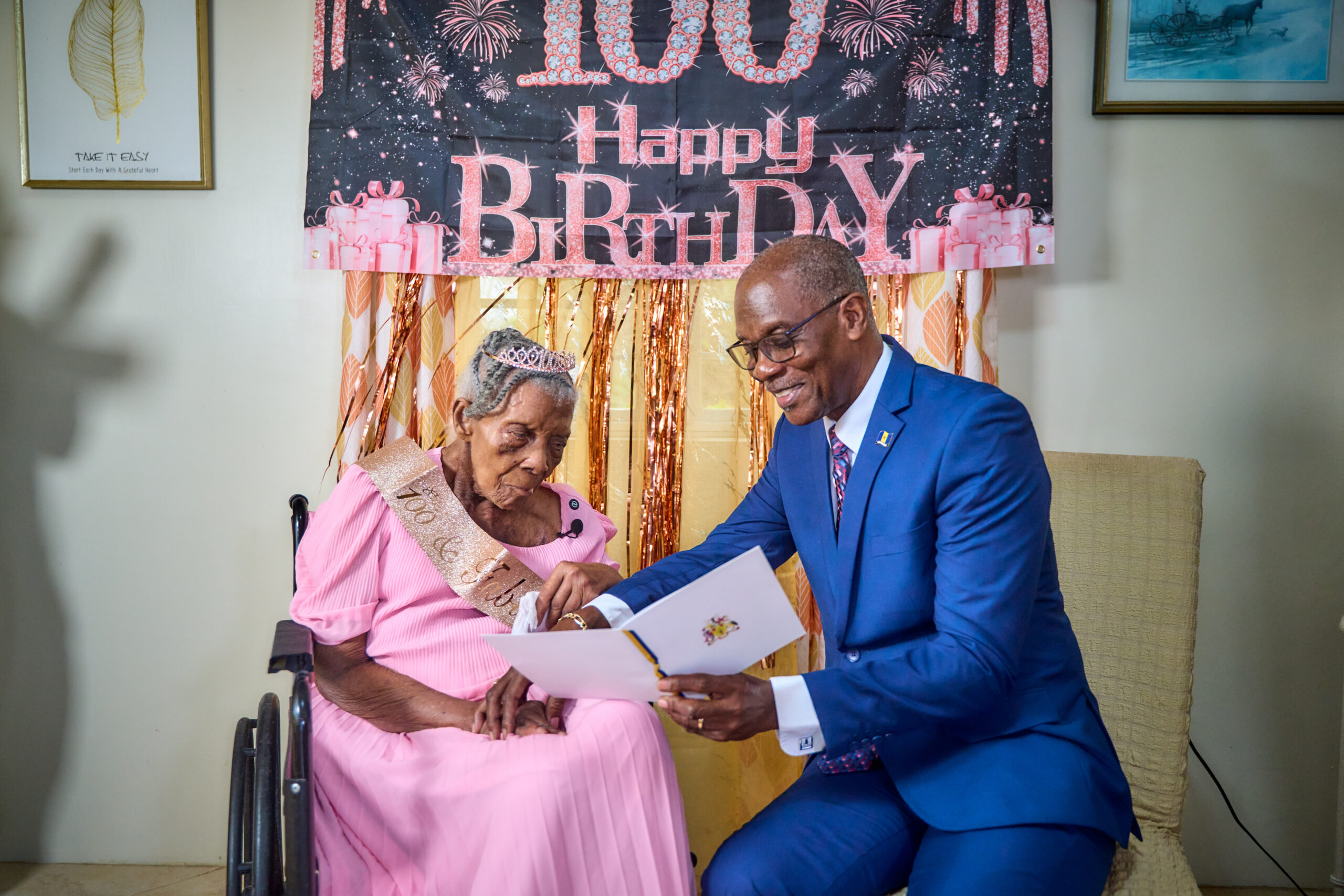 Muriel Gibbons celebrates 100th birthday