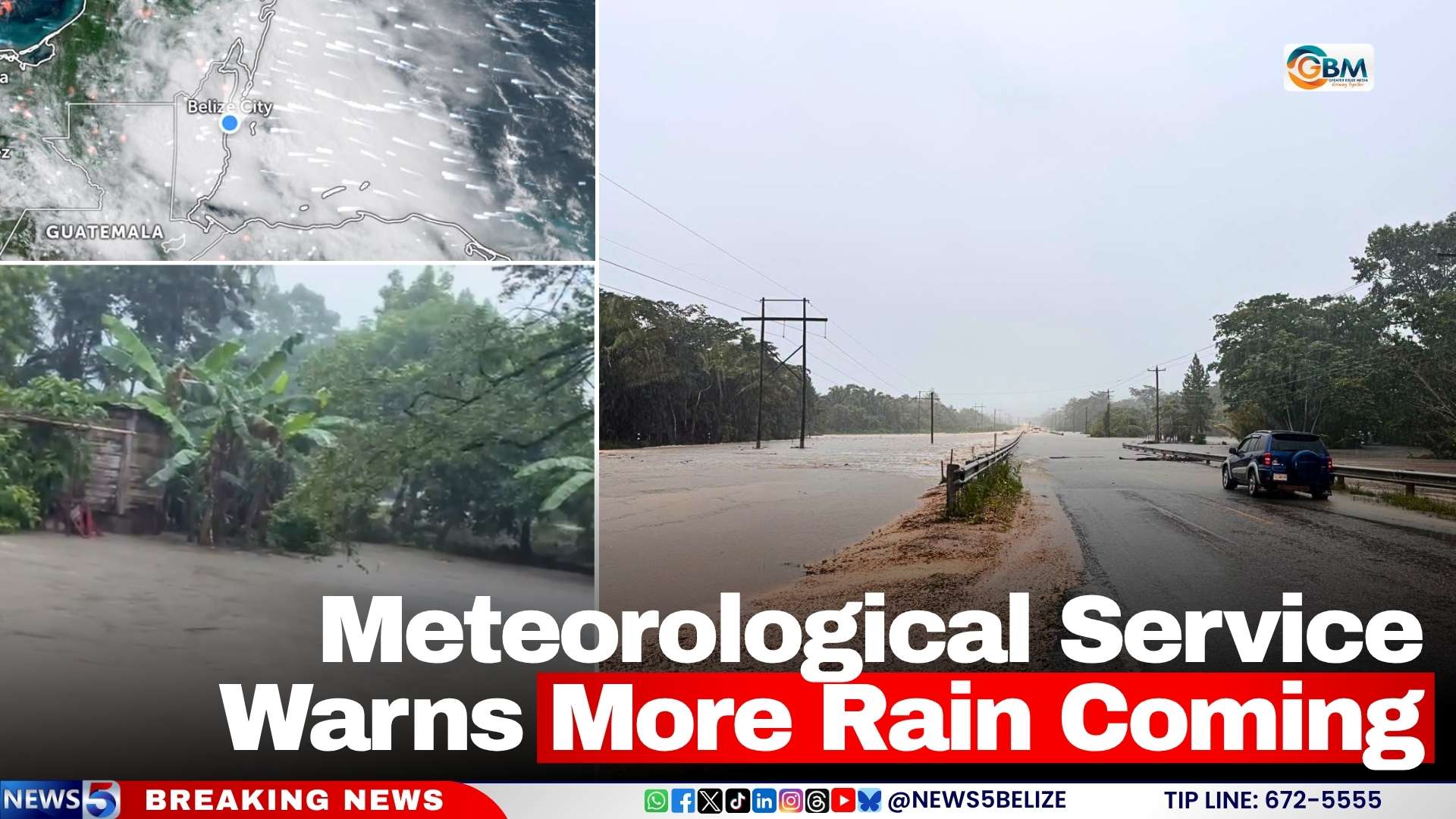 Meteorological Service Warns More Rain Coming