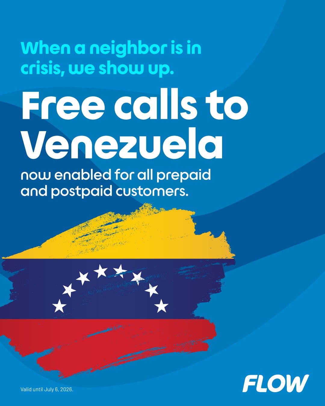 Liberty Caribbean zero-rates calls to Venezuela