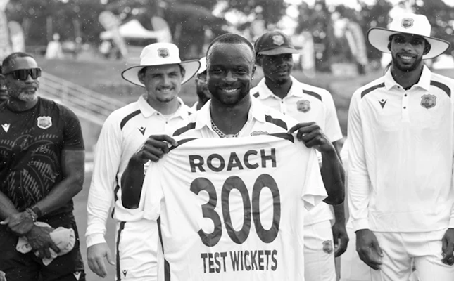 CWI to Honour Kemar Roach’s Historic 300-Test Wicket Milestone at Kensington Oval