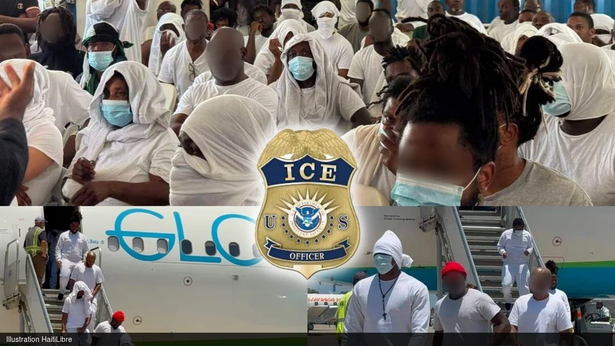 USA : First ICE deportation flight to Haiti since the end of TPS