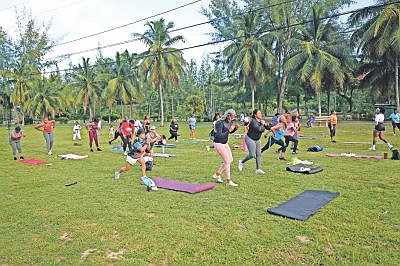 Join the free fitness in the park 2026 at Goodman’s Bay