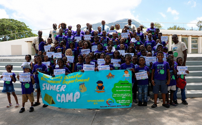 Hon. Brand Urges Disaster Management Campers to Become Safety Ambassadors