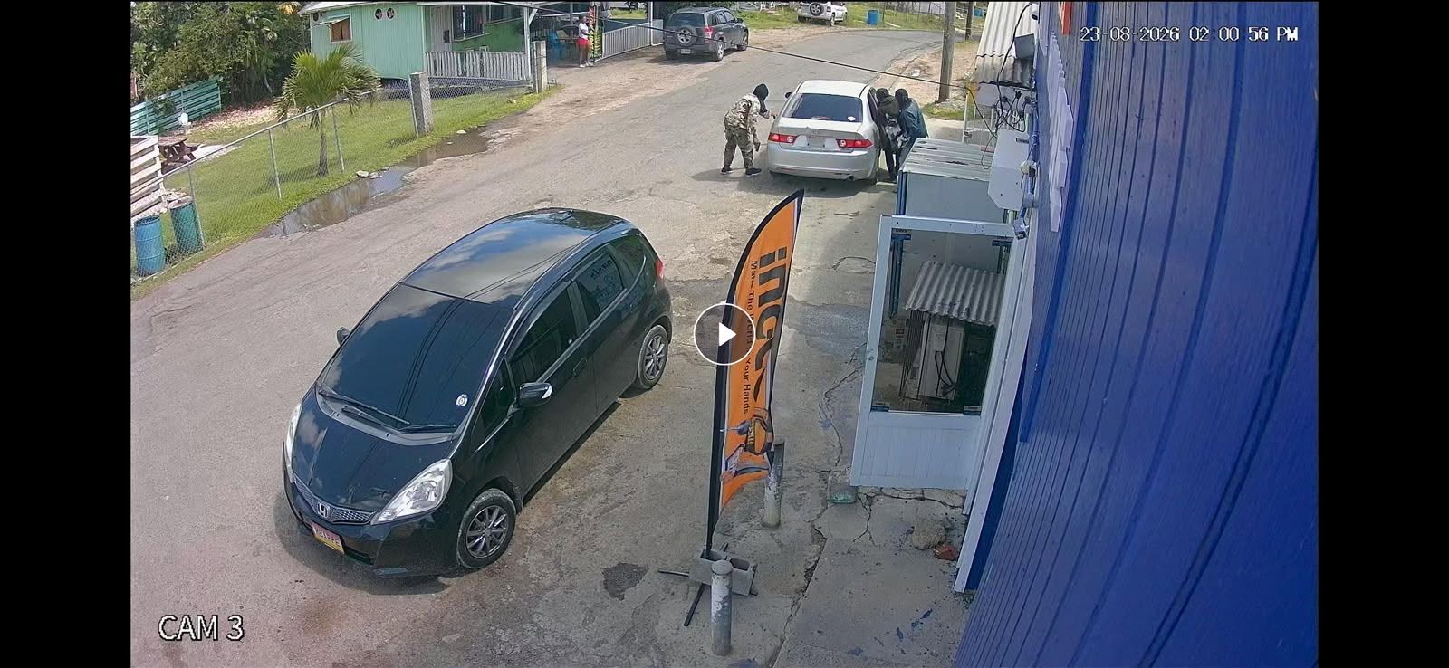 CCTV Captures Armed Suspects Fleeing Sea View Farm Robbery