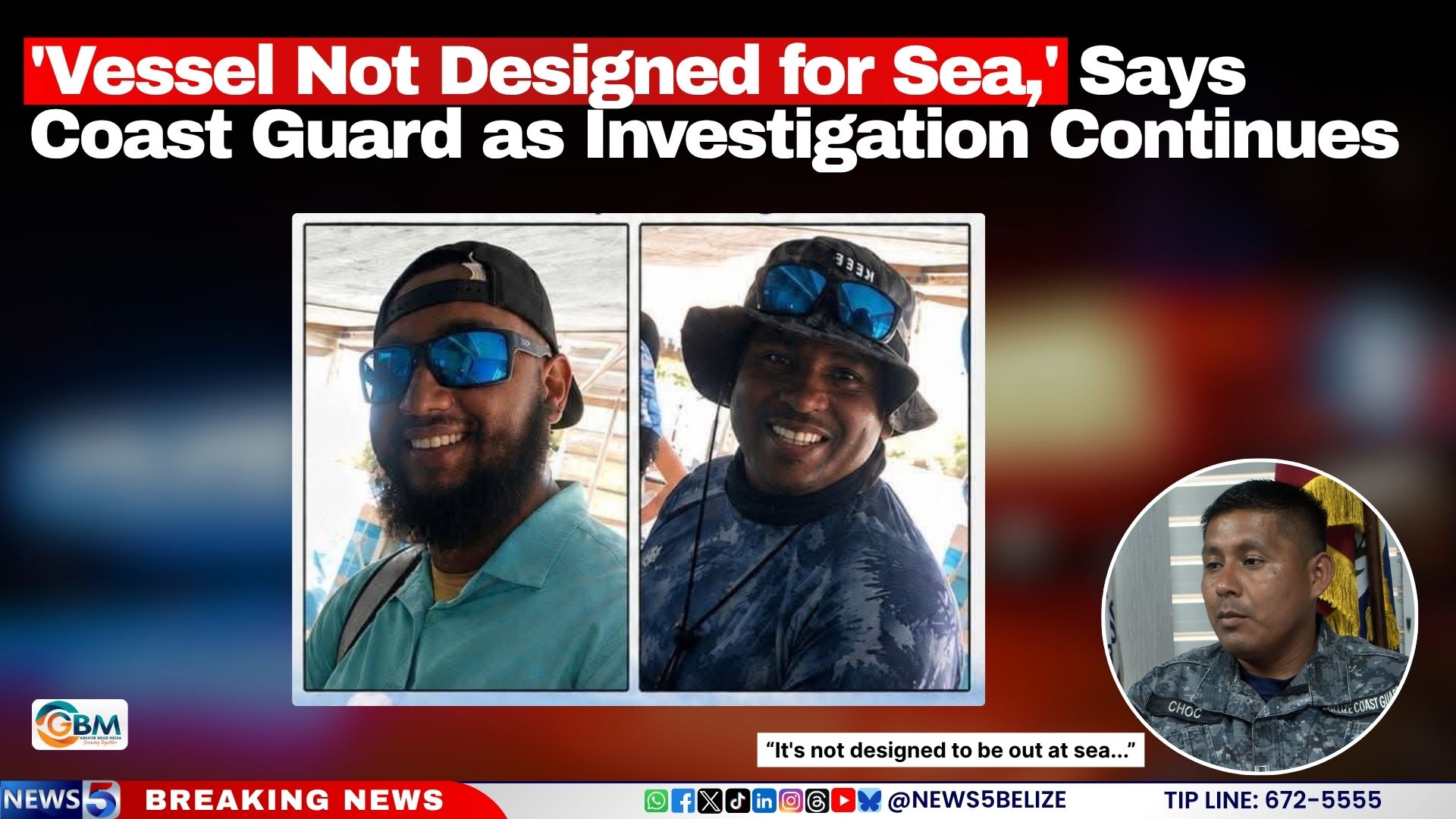 ‘Vessel Not Designed for Sea,’ Says Coast Guard as Investigation Continues