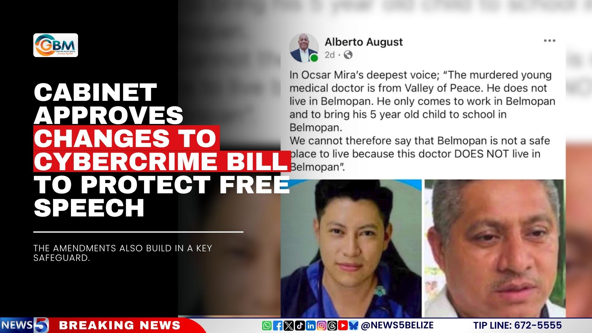 Cabinet Approves Changes to Cybercrime Bill to Protect Free Speech