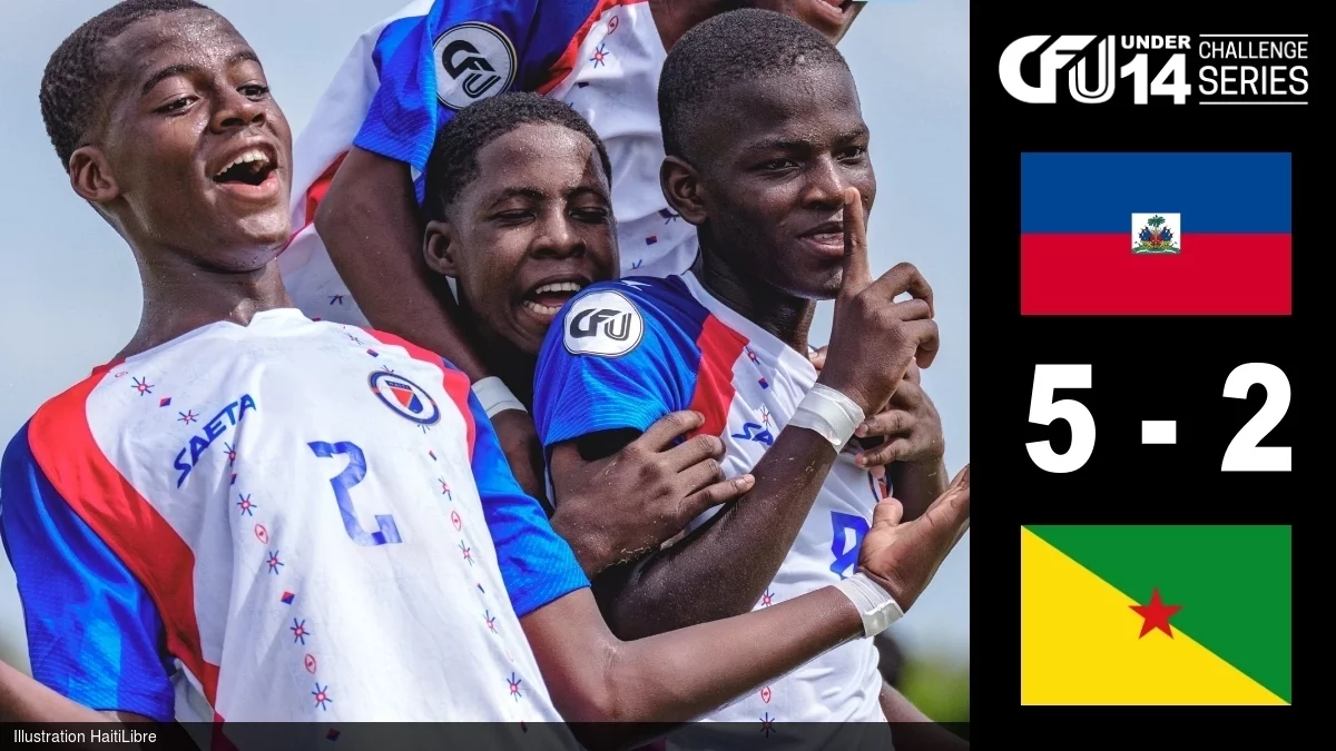 CFU Challenge 2026 (U-14) : Haiti crushes French Guiana [5-2]