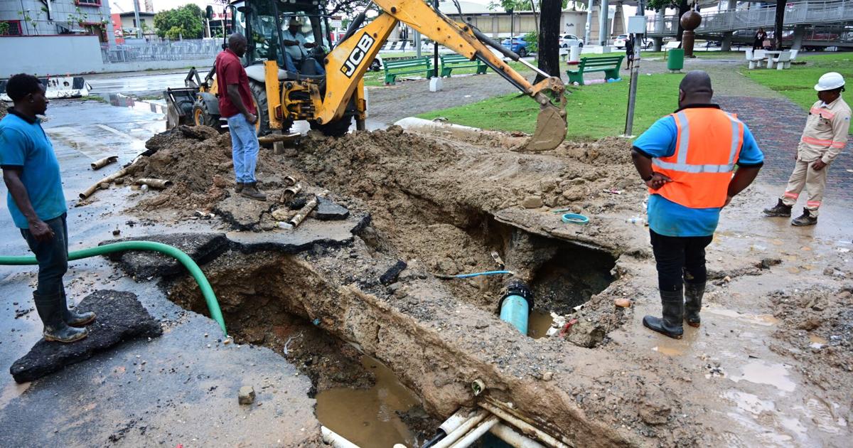 Pipeline leak leaves PoS without water