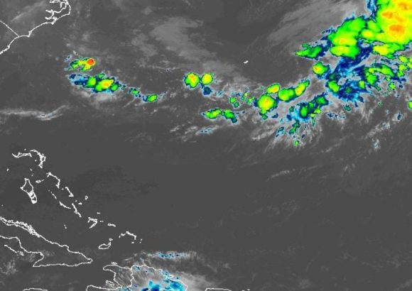 A tropical wave will bring rain, thunderstorms, and strong gusts of wind this Sunday.