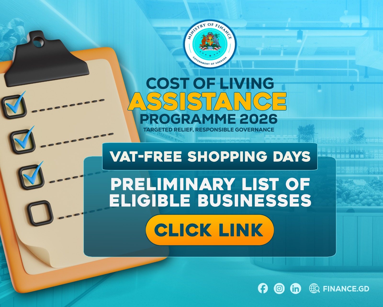 Government advances Cost of Living Relief