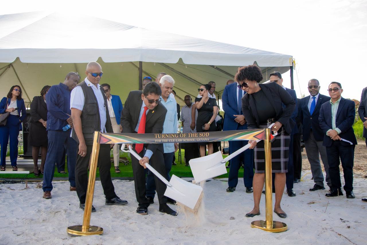 New regional law school is not only for Guyanese, says Attorney General at sod-turning