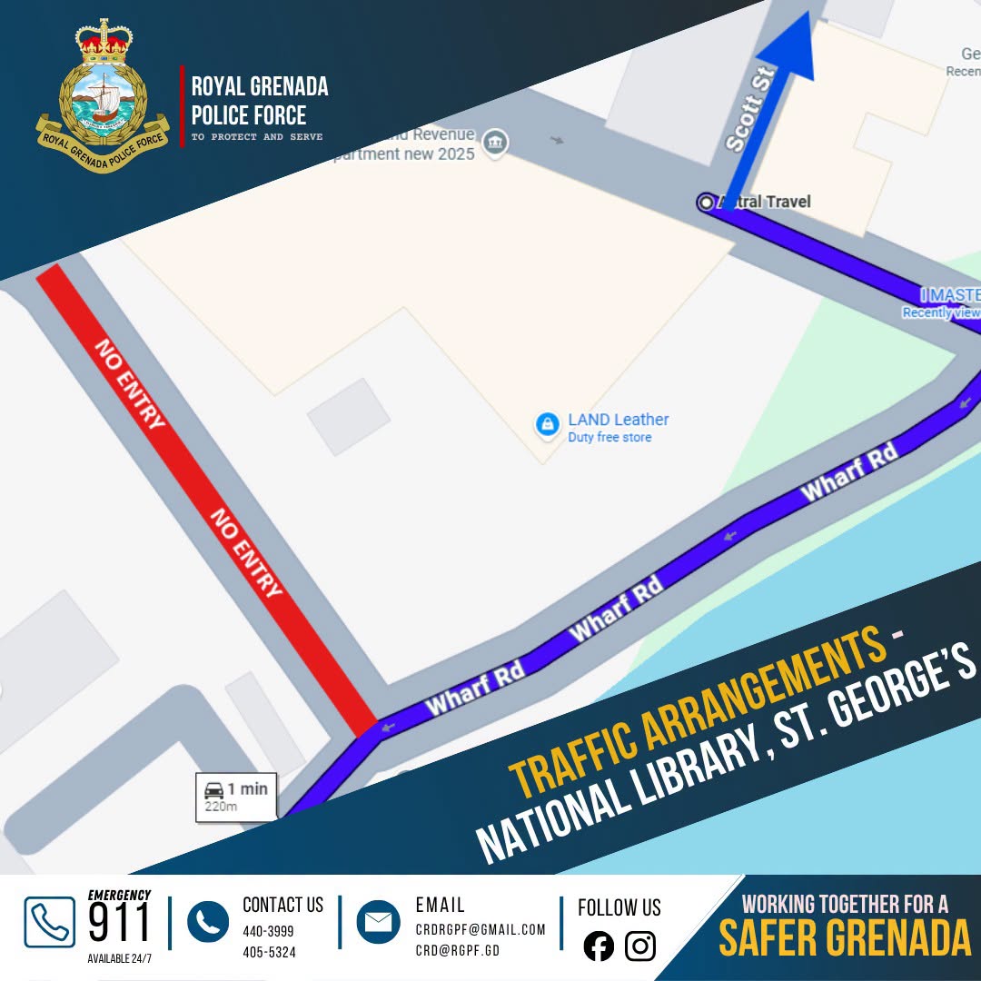Traffic arrangements: National Library, St George’s