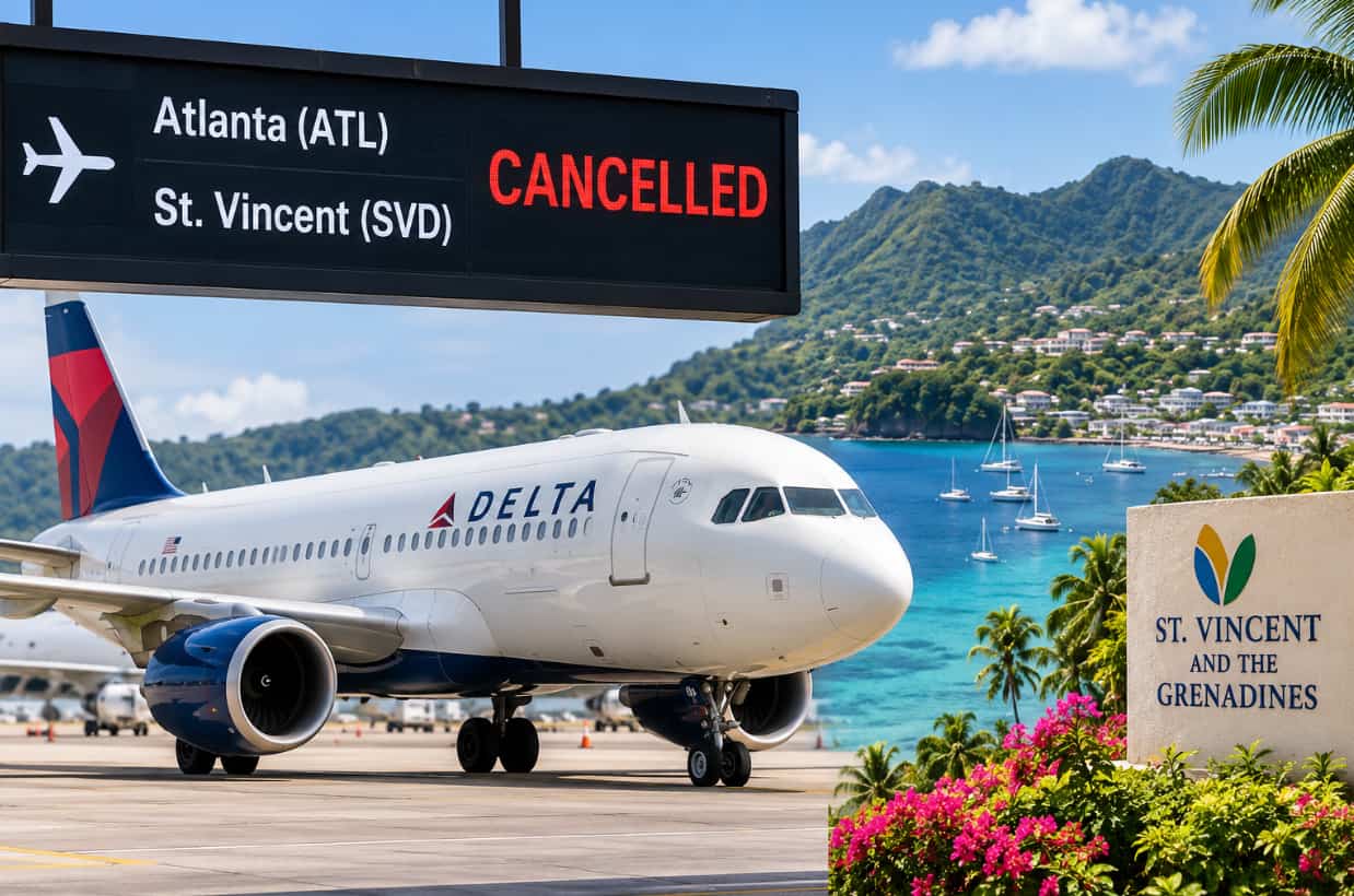 St. Vincent loses only nonstop U.S. Connection as Delta cancels Atlanta Service permanently – WIC News