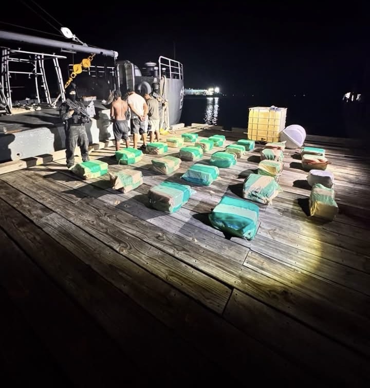 587 Kilograms of Cocaine Seized in Caribbean Counter-Drug Operation