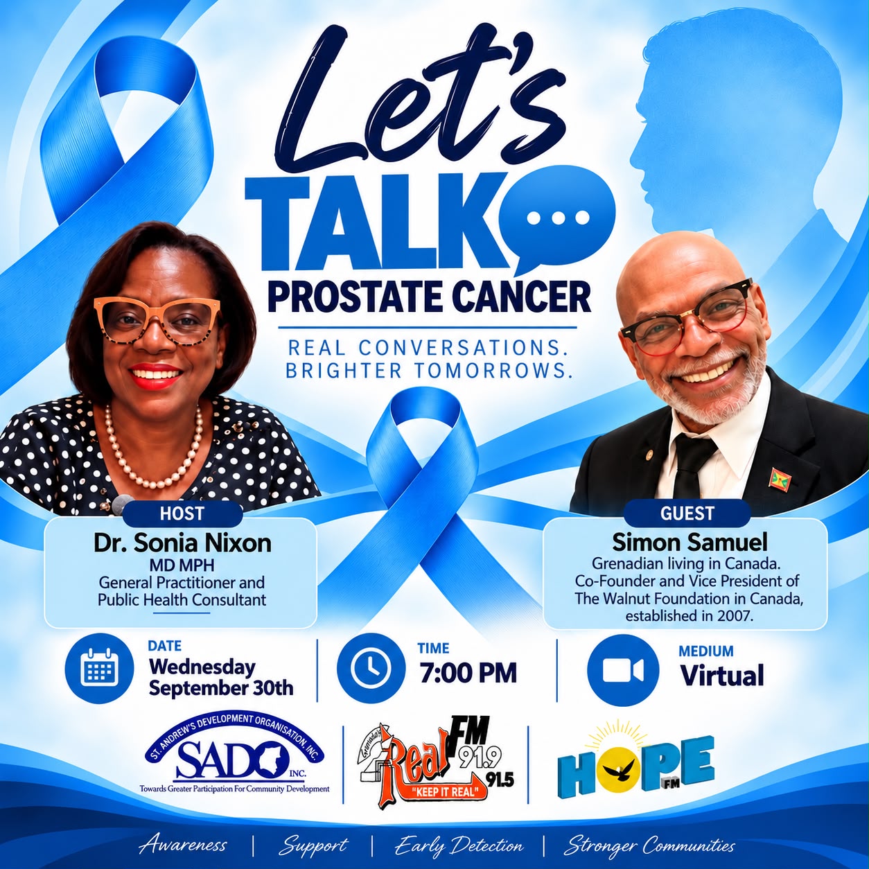 September and October: Breast and Prostate Cancer Awareness months