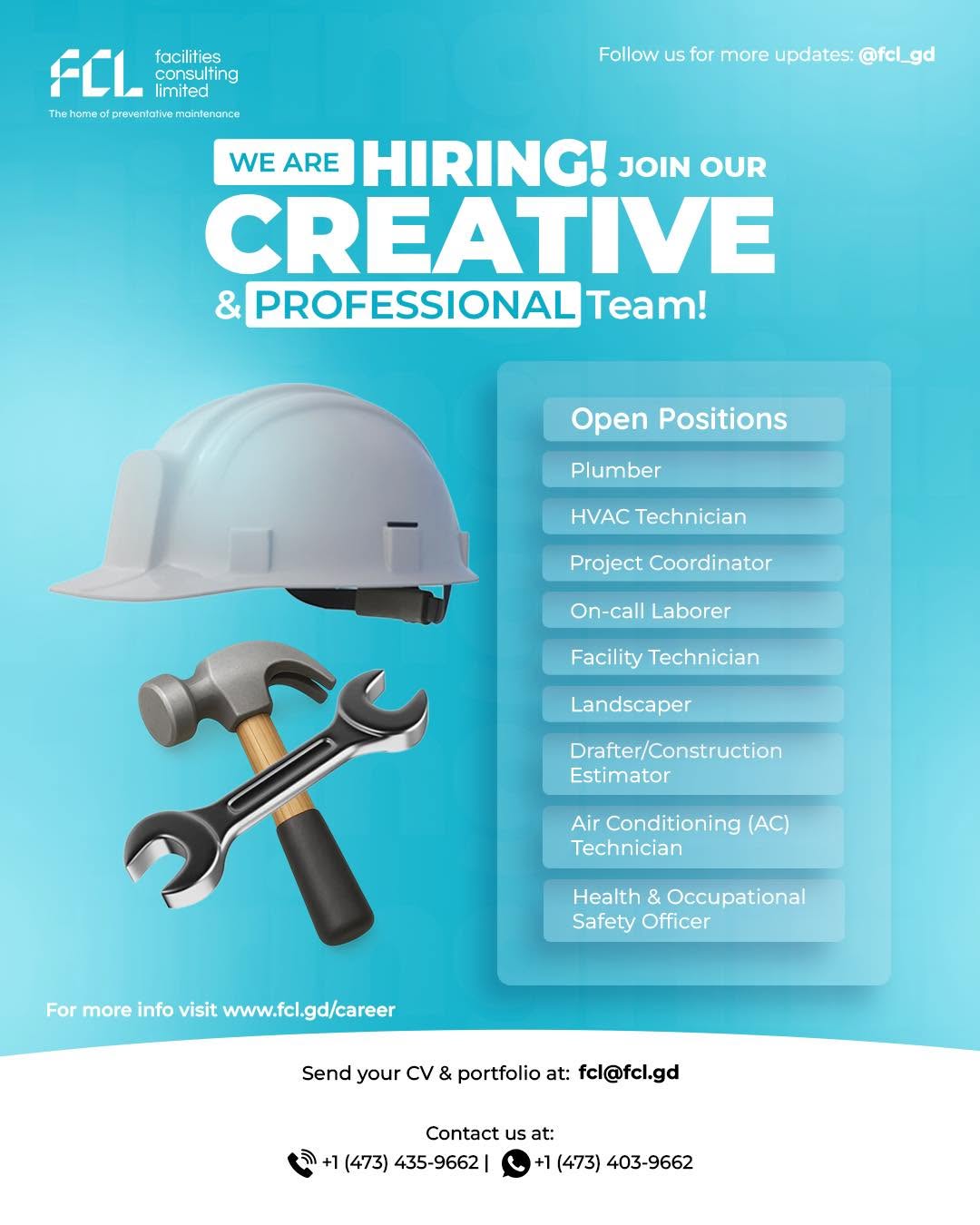FCL: Join our creative and professional team!